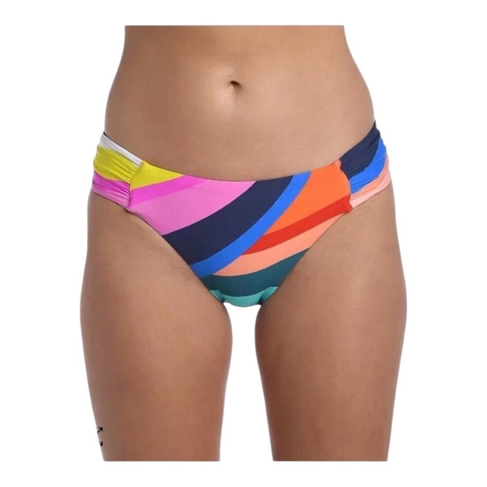 La Blanca Sunscape Side Shirred Hipster Bikini Bottom Women’s NWT Size 16